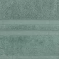 Ręcznik kąpielowy 70x140 cm bawełniany kolor miętowy z welwetową bordiurą w pasy 500 g/m2 PORTO Eurofirany