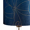 Lampa stołowa LOTOS 2 z welwetowym abażurem i szklaną podstawą Limited Collection Eurofirany