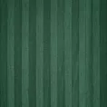 Pościel 220x200 cm satyna bawełniana kolor ciemnozielony w drobne prążki VERA Eurofirany