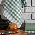 Komplet ściereczek kuchennych  3szt 50x75 cm bawełniany kolor biały,zielony 200 g/m2  LUCY Eurofirany