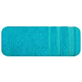 Ręcznik kąpielowy 50x90 cm bawełniany kolor turkusowy z ozdobnym stębnowaniem 500 g/m2 POLA Eurofirany
