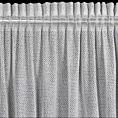 Zasłona srebrna z siateczki 140x270 cm taśma ALEKSA Eurofirany