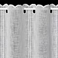 Tkanina firanowa zazdrostka zdobiona ażurowym haftem Eurofirany