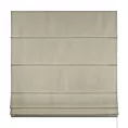 Roleta rzymska beżowa z tkaniny z mieszanką lnu i wiskozy, w stylu eko, z delikatnym połyskiem