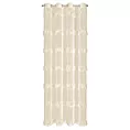 Zasłona jasnobeżowy zdobiona fantazyjnym wzorem 140x250 cm przelotka SOTERA Eva Minge Eurofirany