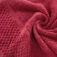 Ręcznik do rąk 30x50 cm bawełniany kolor czerwony z efektowną bordiurą 550 g/m2 IBIZA Eurofirany