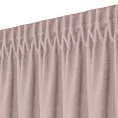 Zasłona różowa z tkaniny welurowej 420x260 cm taśma - Dora Eurofirany