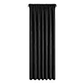 Zasłona czarna z tkaniny welurowej 420x260 cm taśma - Dora Eurofirany