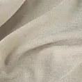 Zasłona jasnobeżowa z szenilowej tkaniny 140x270 cm taśma - VANI Eurofirany