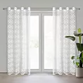 Firana biała w stylu boho 140x250 cm przelotka IGA Eurofirany