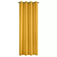 Zasłona musztardowa, matowa 140x250 cm przelotka - TRIS Eurofirany
