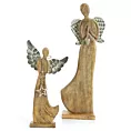 ANIOŁEK drewniana figurka świąteczna Eurofirany