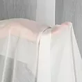 Firana szyta na taśmie 5 cm naturalna z matowej, półprzeźroczystej tkaniny, wykończonej obciążnikiem