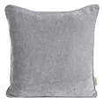 Poszewka na poduszkę 45x45 cm szenilowa, szara NILO  Eurofirany