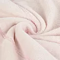 Ręcznik kąpielowy 50x90 cm bawełniany kolor różowy z welwetową bordiurą 500 g/m2 MARI Eurofirany