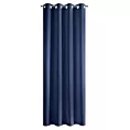 Zasłona granatowa z matowej gładkiej tkaniny 140x250 cm przelotka RITA Eurofirany