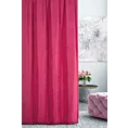 Zasłona szyta na flexach DORA - HIT amarantowa z miękkiej tkaniny o welurowej strukturze