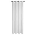 Firana biała z matowej etaminy z efektem deszczyku 140x250 cm przelotka CARLA Eurofirany