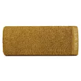 Ręcznik kąpielowy 50x90 cm bawełniany kolor miodowy z haftowanym logiem Eva Minge 550 g/m2 VENUS Eurofirany