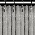 Zasłona stalowo, srebrna welwetowa z przecieranym błyszczącym nadrukiem 135x270 cm taśma - AVENA Eurofirany