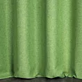 Zasłona szyta na taśmie 5 cm jasnozielona z tkaniny trudnopalnej, zaciemniającej, typu blackout z efektem melanżu