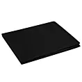 Prześcieradło bez gumki 180x210 cm z satyny bawełnianej kolor czarny 125 g/m2 DINA Diva Line Eurofirany