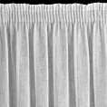 Firana biała z matowej etaminy z efektem deszczyku 300x145 cm taśma CARLA Eurofirany