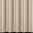 Zasłona szyta na taśmie fala kremowa z miękkiej półmatowej tkaniny welwetowej