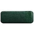 Ręcznik do rąk Damla z welwetową bordiurą butelkowo zielony 30x50 cm Eurofirany