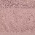 Ręcznik do rąk 30x50 cm bawełniany kolor pudrowy z bordiurą z weluru 500 g/m2 LUCY Eurofirany
