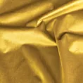 Zasłona musztardowa z połyskiem, welwetowa 140x270 cm taśma SAMANTA Eurofirany
