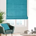 Roleta rzymska ENYA turkusowa z miękkiej półmatowej tkaniny welwetowej