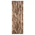 Zasłona ceglasta z błyszczącym marmurkowym wzorem z tkaniny welwetowej 140x270 cm taśma ELLA Eurofirany