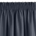 Zasłona granatowa z tkaniny lureksowej 140x270 taśma AGGIE Eurofirany