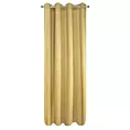 Zasłona musztardowa z dodatkiem lśniącej nici z welwetu 140x270 cm przelotka CLARISA Diva Line Eurofirany