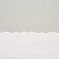 Tkanina firanowa, matowa wykończona efektownym podwinięciem,Eurofirany