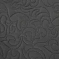 Narzuta z tkaniny imitującej len grafitowa 200x220 cm na łóżko pikowana metodą hot press LENA 4 EUROFIRANY PREMIUM
