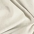 Poszewka szyta kremowa z miękkiej szenilowej tkaniny z efektem melanżu