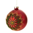 Klasyczna szklana bombka ręcznie zdobiona Eurofirany