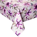Obrus kremowo, różowy 140x220 cm wodoodporny GARDEN na taras oraz balkon