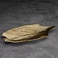 Patera ceramiczna LUNA 4 złota w kształcie liścia Limited Collection Eurofirany