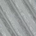 Zasłona szara o płóciennym splocie w stylu eko 140x250 cm przelotka LIREN Eurofirany