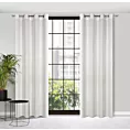 Zasłona biała w stylu eko 140x250 cm przelotka MADISON Eurofirany