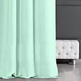 Zasłona jasnomiętowa gładka, matowa 140x250 cm przelotka ADORE Design 91 Eurofirany