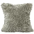 Beżowa POSZEWKA OZDOBNA shaggy 40x40 cm Eurofirany