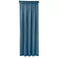Zasłona niebieska z gładkiego welwetu 140x270 taśma SIBEL Pierre Cardin Eurofirany
