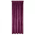 Zasłona fioletowa z ekskluzywnego matowego welwetu 140x270 cm taśma VILLA Eurofirany