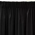 Zasłona czarna z gładkiego welwetu 140x270 taśma SIBEL Pierre Cardin Eurofirany