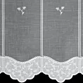 Tkanina firanowa zazdrostka zdobiona haftem Eurofirany
