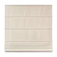 Roleta rzymska kremowa z miękkiej półmatowej tkaniny welwetowej